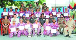 Cadets, who took part in the Pre-Thal Sainik Camp-1, were honoured.
