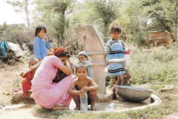 Water scarcity is acute in Mewat district in Haryana