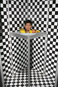 An exhibit at the fun science gallery at the Kurukshetra Panorama and Science Centre