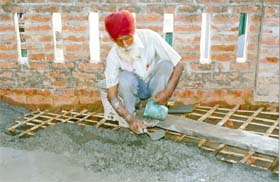 Mason Mehar Singh at work