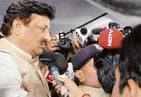Sitting Samajwadi Party MLA Amarmani Tripathi is taken to jail after the verdict in the Madhumita Shukla murder case in Dehra Dun