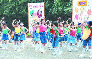 A dance show on the theme of seasons by students of Senior Study School enthralled many in Amritsar on Friday.