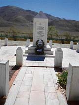 The war memorial raised at Ahir Dham in the Rezang La area.