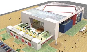 This is what the Nehru Centre for Performing Arts building at sub city centre plaza in Sector 34 will look like.