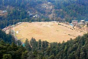 A view of Annadale ground in Shimla.