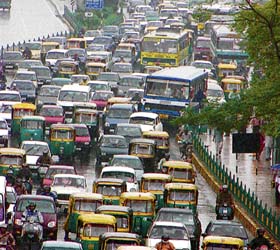 The Badarpur flyover will make traffic jams like these a thing of past for those commuting to Faridabad from Delhi