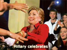Hillary Rodham Clinton.  AFP photo