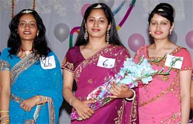 The Miss Hindu Kanya College contest saw the contestants putting their best foot forward
