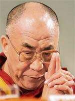 Stop using brute force: Dalai Lama