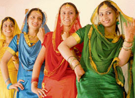 Students of the UILS department at their 4th annual function at Law Auditorium, Panjab University, on Friday.