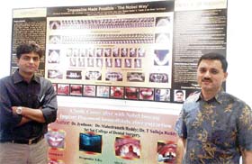 Doctors of BJS Dental College, who received an award at an international dental implant conference in Mumbai