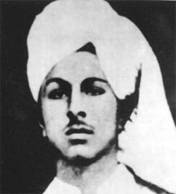 Bhagat Singh was an atheist. He refused to accept the concept of God