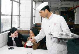 The coffee house in Mohan Singh Place, Delhi. Filter coffee remains the all-time favourite with customers.