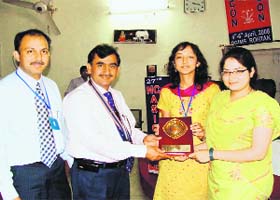 The newly elected president of the Northern Chapter of the Association of Surgeons of India (NCASI), Dr R.K.Karwasra (second from left), during a joint conference at the PGIMS, Rohtak