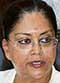 Rajasthan Chief Minister Vasundhara Raje