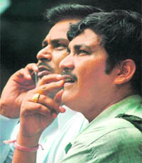 Shock and dejection at BSE on Friday.