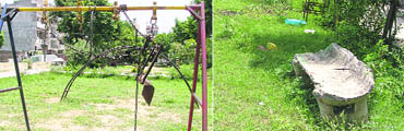 Parks in Rishi Nagar in poor upkeep in Ludhiana.