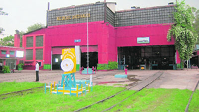 The Narrow Gauge Diesel Shed at Kalka, which has been providing yeoman service to the Kalka-Shimla rail section that was set up in 1903