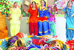 Students participate in “Xpressions ‘08”, at manav mangal Smart School, Phase X, Mohali, on Saturday.