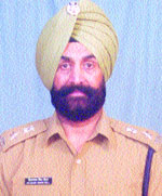 Senior superintendent of police (vigilance bureau, Jalandhar range) Dilbagh Singh Gill, who has been awarded the Police Medal for meritorious service on Independence Day.