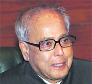 A happy external affairs minister Pranab Mukherjee, after India got the waiver from the Nuclear Suppliers Group (NSG), addresses a press conference in New Delhi on Saturday.