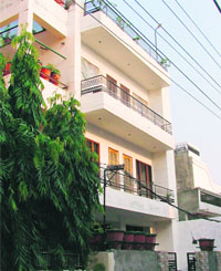 The apartments that are coming up in violation of building bylaws in Ludhiana.