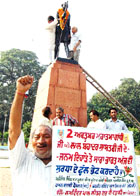 Rich tributes were paid to Mahatma Gandhi on his birth anniversary in Amritsar.