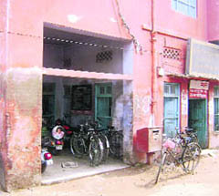 Verandah that serves as parking