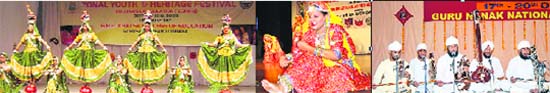 Students perform during the Diamond Jubilee Zonal Youth and Heritage Festival