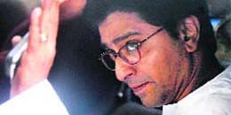 Raj Thackeray after his arrest in Mumbai