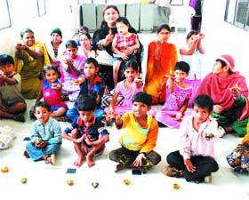 The St Soldier Educational Society, Kapurthala Road, celebrates Divali at Pingla Ghar in Jalandhar