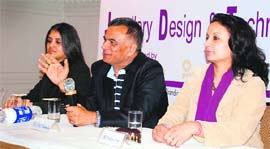 (L-R) Ritu Malik, (C.E.O), B. K. Narula (Managing Director) and Smita Singh (Faculty and head, JDTI)