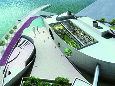 A view of the Champalimaud Centre in Lisbon