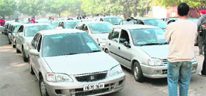 The SJOBA rally being flagged off