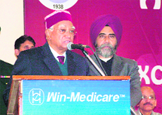 Haryana Governor Dr AR Kidwai addresses surgeons at the All-India Surgeons’ Conference in Ludhiana.