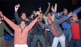 Youngsters in the mood to celebrate on the eve of New Year in Bathinda
