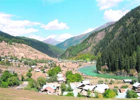 The scenic Gurez valley in Bandipore district