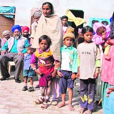 These kids have been struck down by the nullah in Khurshaidpura village