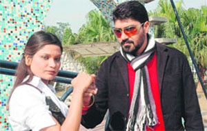 The mahurat shot of tele-film Qyamat Ek Raat Ki at Chandigarh Club