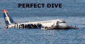 Passengers stand on the wings of a US Airways plane as a ferry pulls up to it after it landed in the Hudson River in New York on Thursday.