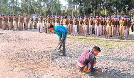 Preprations are on for the Republic Day parade in Dehradun