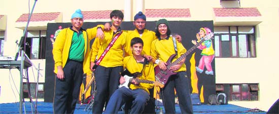Renegades of Funk, the Vivek High School rock band comprising of Uday Vir Garg, lead guitarist and vocalist, Aseem Bhatti, lead guitarist, Rameet Singh, synthesiser, Tushar Gajwani, bass guitarist, and Japrit Singh on the drums entertained the audience at the Mount Carmel carnival, where a competition of bands was organised recently