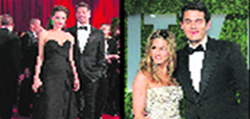 Angelina Jolie and Brad Pitt and Jennifer Aniston and John Mayer