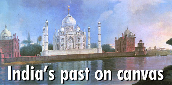 The first-ever painting of the Taj Mahal