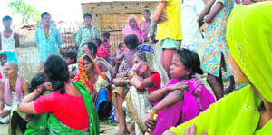 During meetings organised by the participants of the yatra, the flood-hit people lamented that the government had failed to provide them relief