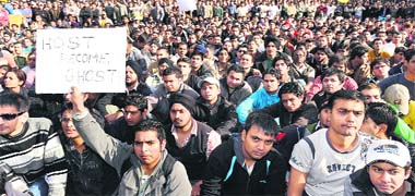 UNITED WE STAND: Indian students protest against attacks on their community in Melbourne
