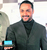 Bollywood actor Rahul Bose launched the Nokia N97 mobile.