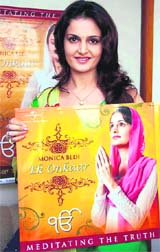 Actor Monica Bedi launching her new music album, Ek Onkaar, in Mumbai