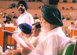 Punjab Finance Minister Manpreet Singh Badal delivers the Budget speech in Chandigarh