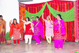 Women celebrated the festivals of Teej and Janamashtami at Chandigarh Club
